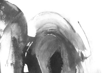 Soyut mürekkep arkaplanı. Mermer tarzı. Siyah ve beyaz boya dokusu. Ağ ve oyun tasarımı için duvar kağıdı. Grunge çamur sanatı. Makro alçı macunu görüntüsü. Boyalı alçının kara lekesi.