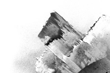 Soyut grafiti arkaplanı. Hava fırçası efektli duvar kâğıdı. Beyaz kağıda siyah akrilik boya dokusu. Dağınık çamur sanatı. Makro sprey boya. El yapımı grunge arka plan