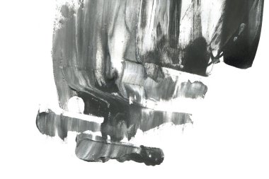 Soyut mürekkep arkaplanı. Mermer tarzı. Siyah ve beyaz boya dokusu. Ağ ve oyun tasarımı için duvar kağıdı. Grunge çamur sanatı. Makro alçı macunu görüntüsü. Boyalı alçının kara lekesi.