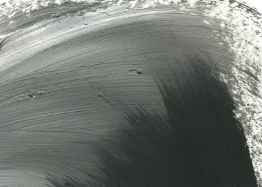 Soyut mürekkep arkaplanı. Mermer tarzı. Siyah ve beyaz boya dokusu. Ağ ve oyun tasarımı için duvar kağıdı. Grunge çamur sanatı. Makro alçı macunu görüntüsü. Boyalı alçının kara lekesi.