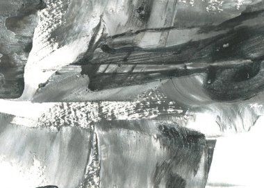 Soyut mürekkep arkaplanı. Mermer tarzı. Siyah ve beyaz boya dokusu. Ağ ve oyun tasarımı için duvar kağıdı. Grunge çamur sanatı. Makro alçı macunu görüntüsü. Boyalı alçının kara lekesi.