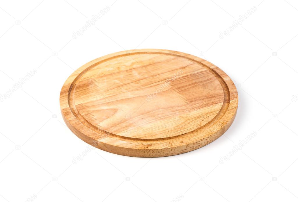 Round Board for cooking on a white background.