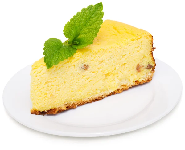 beyaz izole cheesecake 