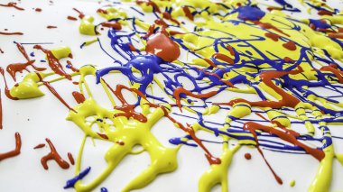 renk boya çanağı splatters