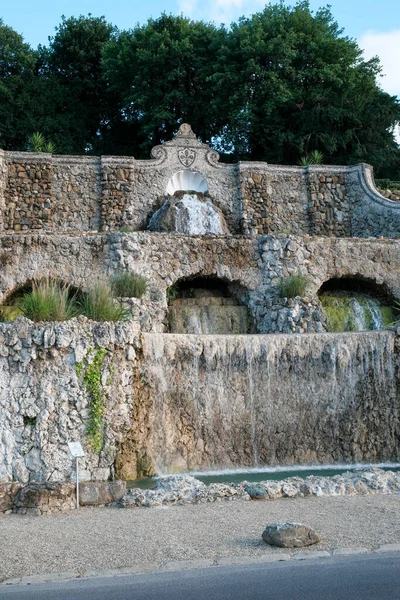 Uitzicht Fontein Van Rampe Del Poggi Florence Italië Hoge Kwaliteit — Stockfoto