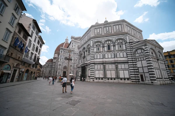 Zadní Pohled Katedrálu Santa Maria Del Fiore Florencii Itálie Kvalitní — Stock fotografie