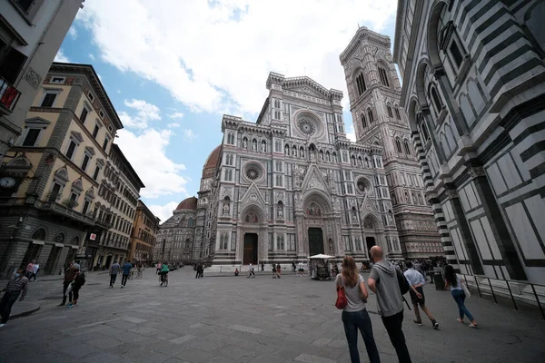 Catedral Santa Maria Del Fiore Campanario Giotto Florencia Italia Foto — Foto de Stock