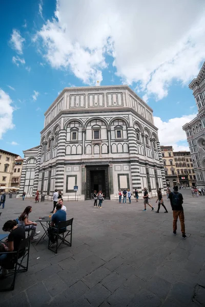 Zadní Pohled Katedrálu Santa Maria Del Fiore Florencii Itálie Kvalitní — Stock fotografie