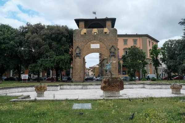 Pohled Porta San Gallo Starobylých Obranných Zdech Florencie Itálie Kvalitní — Stock fotografie