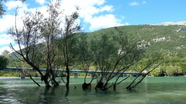 Panorama Lac Barrée Abruzzo — Video