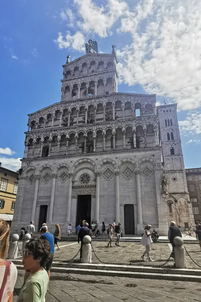 View Church San Michele Foro Lucca Italy High Quality Photo — Stock fotografie