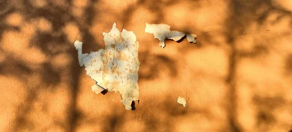 Fechar Uma Parede Rachada Foto Alta Qualidade — Fotografia de Stock