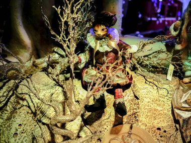 Çizmeli kedi Noel süsü. Yüksek kalite fotoğraf