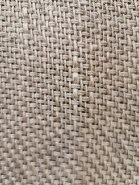 Detalhe Textura Caixa Lona Com Fundo Costura Foto Alta Qualidade — Fotografia de Stock