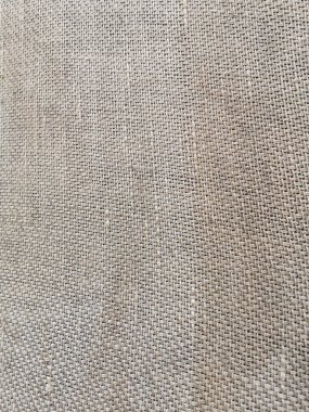 Dikiş arkaplanı olan tuval kılıfının detaylı dokusu. Yüksek kalite fotoğraf