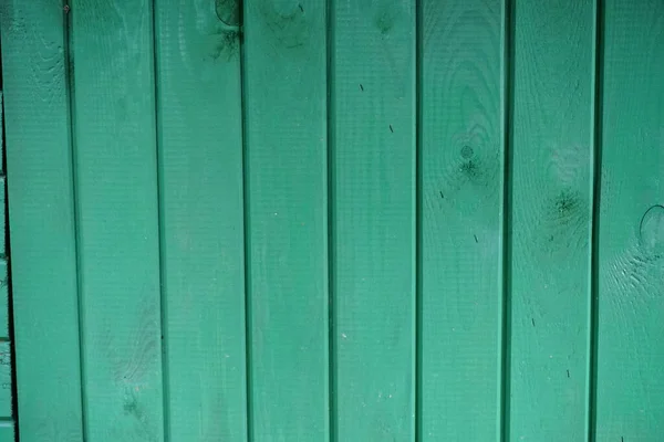 Панель Деревянных Полос Окрашенных Зеленую Глянцевую Краску Высокое Качество Фото — стоковое фото