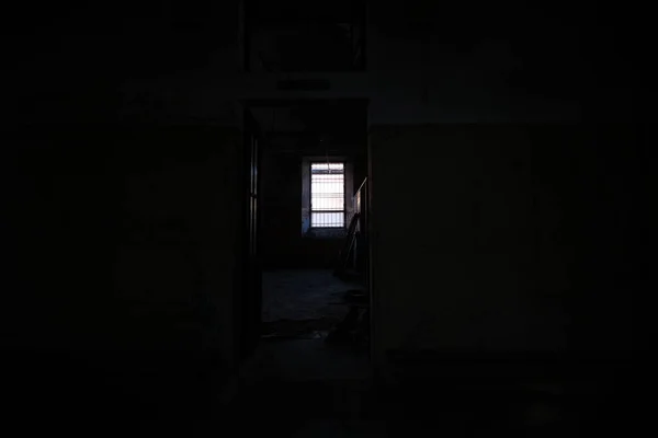 Door Large Room Abandoned House Высокое Качество Фото — стоковое фото