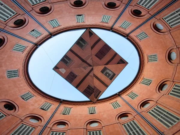 Wewnętrzny Dziedziniec Rotonda Foschini Teatru Miejskiego Ferrara Włochy Wysokiej Jakości — Zdjęcie stockowe