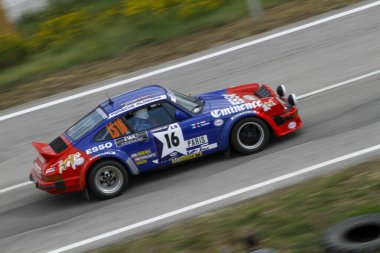 Reggio Emilia, İtalya - 2016 26 06: Reggio Apennines 'in ücretsiz etkinliği Porsche 911. Yüksek kalite fotoğraf