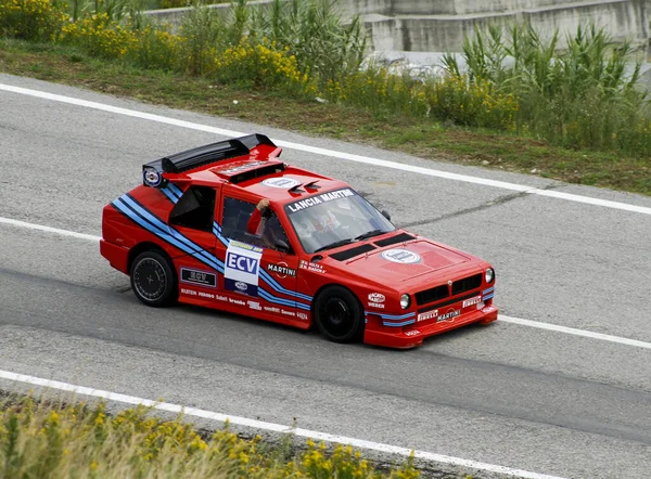 Reggio Emilia Itálie 2016 Rally Reggio Apennines Free Event Lancia — Stock fotografie