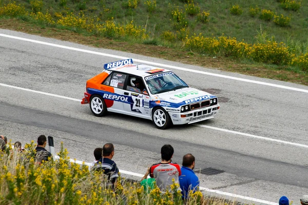 Reggio Emilia Olaszország 2016 Rally Reggio Apennines Free Event Lancia — Stock Fotó