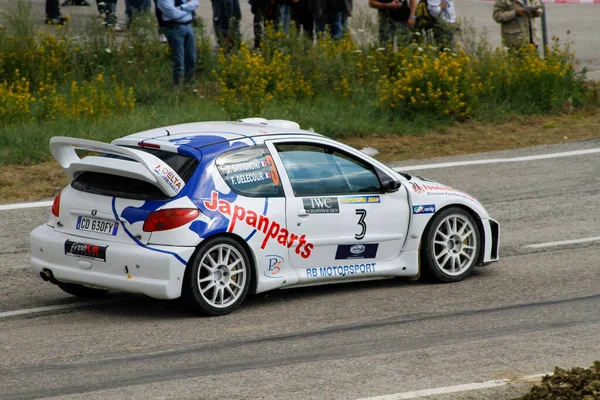 Reggio Emilia Italy 2016 Rally Reggio Apennines Free Event Peugeou — 스톡 사진