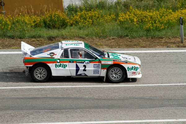 Reggio Emilia Olaszország 2016 Rally Reggio Apennines Free Event Lancia — Stock Fotó