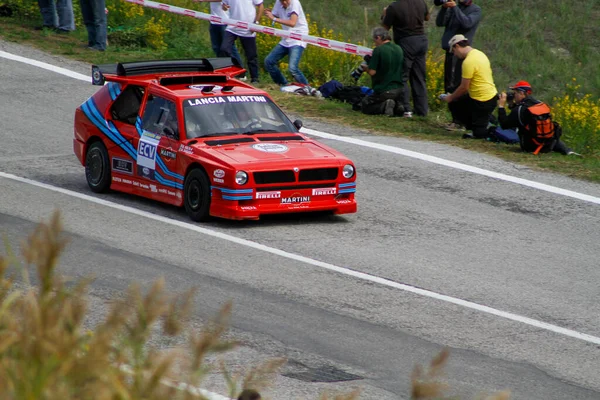 Reggio Emilia Italy 2016 Rally Reggio Apennines Free Event Lancia — Stock Photo, Image