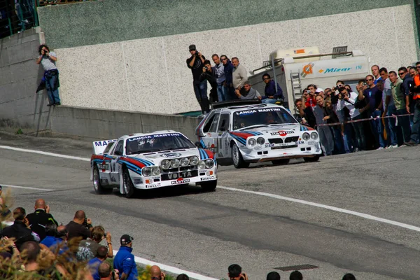 Реджо Эмилия Италия 2016 Rally Reggio Apennines Free Event Lancia — стоковое фото