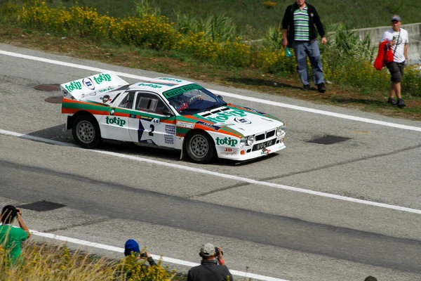 Reggio Emilia Olaszország 2016 Rally Reggio Apennines Free Event Lancia — Stock Fotó