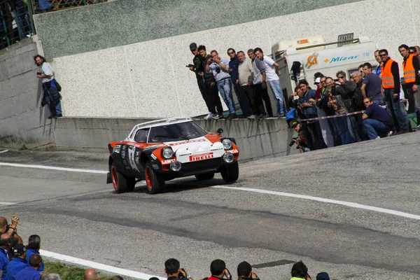 Reggio Emilia Itálie 2016 Rally Reggio Apennines Free Event Lancia — Stock fotografie