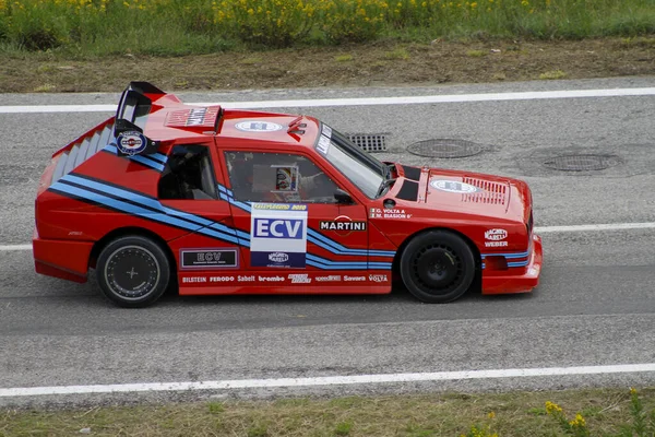 Reggio Emilia Italy 2016 Rally Reggio Apennines Free Event Lancia — Stock Photo, Image