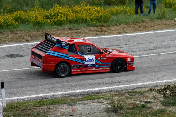 Reggio Emilia Italie 2016 Rallye Événement Libre Reggio Apennins Lancia — Photo