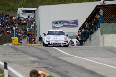 Reggio Emilia, İtalya - 2016 26 06: Reggio Apennines 'in ücretsiz etkinliği Porsche 911. Yüksek kalite fotoğraf