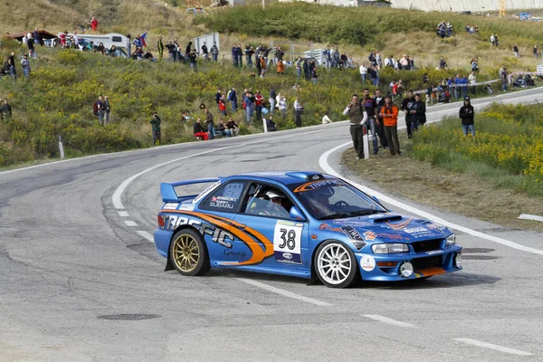 Reggio Emilia Italien 2016 Rally Reggio Apennines Gratis Evenemang Subaru — Stockfoto