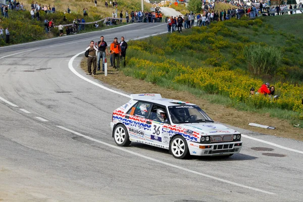 Reggio Emilia Itálie 2016 Rally Reggio Apennines Free Event Lancia — Stock fotografie