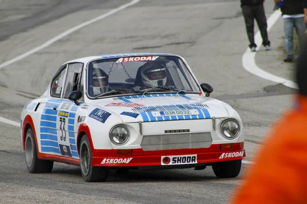 Reggio Emilia Itália 2016 Rally Reggio Apennines Evento Gratuito Skoda — Fotografia de Stock