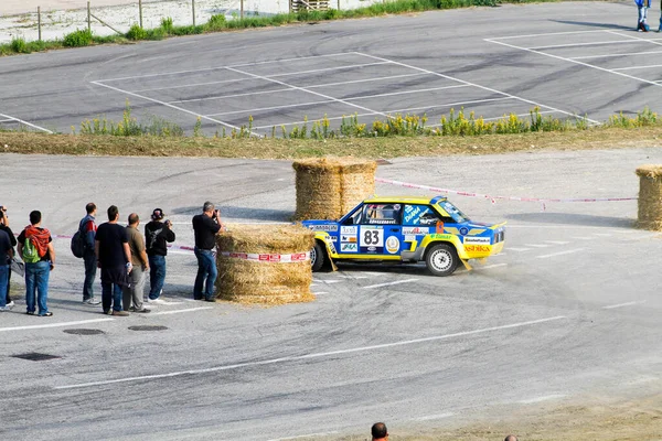 Реджо Эмилия Италия 2016 Rally Reggio Apennines Free Event Fiat — стоковое фото