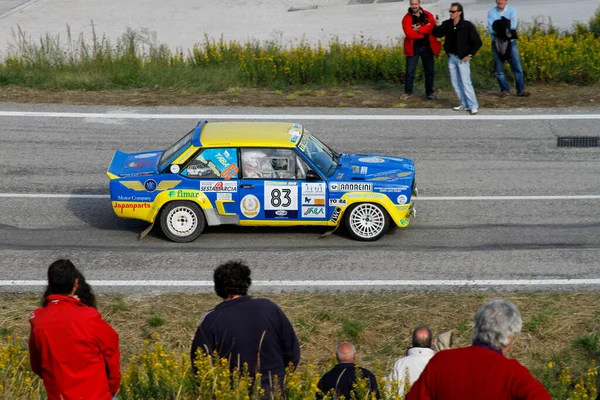 Reggio Emilia Italia 2016 Rally Del Reggio Apeninos Fiat 131 —  Fotos de Stock