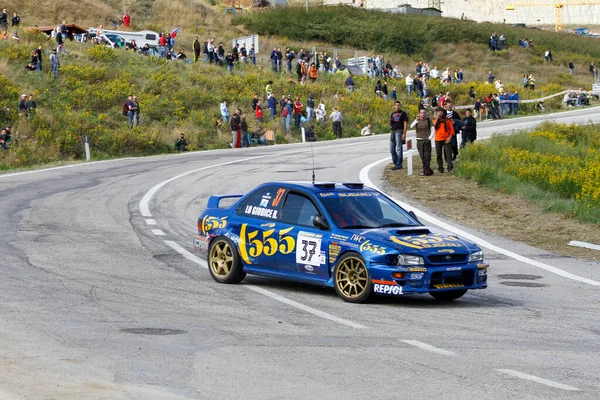 Reggio Emilia Włochy 2016 Rajd Bezpłatnej Imprezy Reggio Apennines Subaru — Zdjęcie stockowe