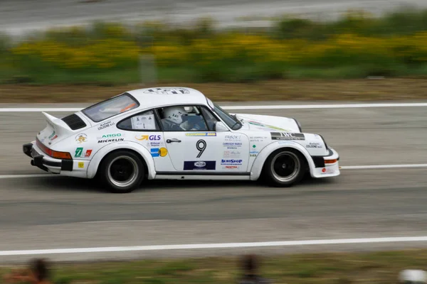 เรจ เอม ตาล 2016 การช มของเหต การณ Reggio Apennines Porsche — ภาพถ่ายสต็อก