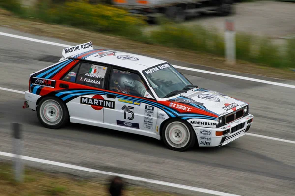 Реджо Эмилия Италия 2016 Rally Reggio Apennines Free Event Lancia — стоковое фото