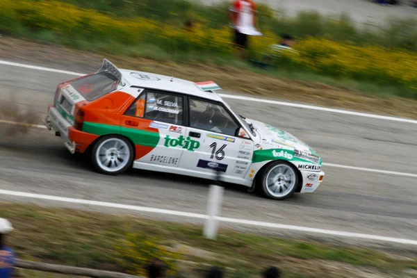 Reggio Emilia Olaszország 2016 Rally Reggio Apennines Free Event Lancia — Stock Fotó