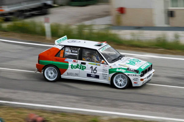 Reggio Emilia Olaszország 2016 Rally Reggio Apennines Free Event Lancia — Stock Fotó