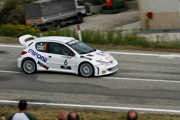 Reggio Emilia Itália 2016 Rally Reggio Apennines Free Event Peugeout — Fotografia de Stock