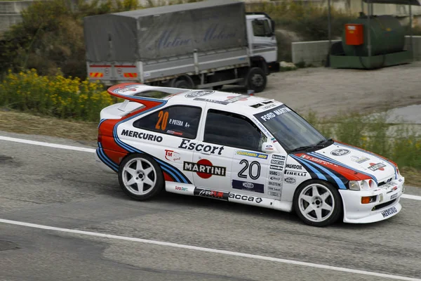 Reggio Emilia Olaszország 2016 Rally Reggio Apennines Ingyenes Esemény Ford — Stock Fotó