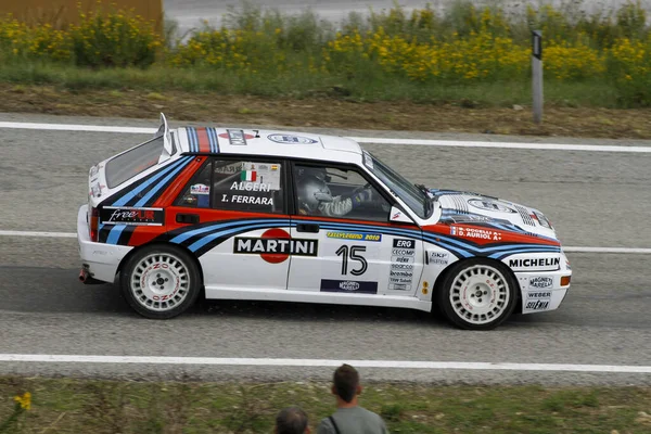 Реджо Эмилия Италия 2016 Rally Reggio Apennines Free Event Lancia — стоковое фото