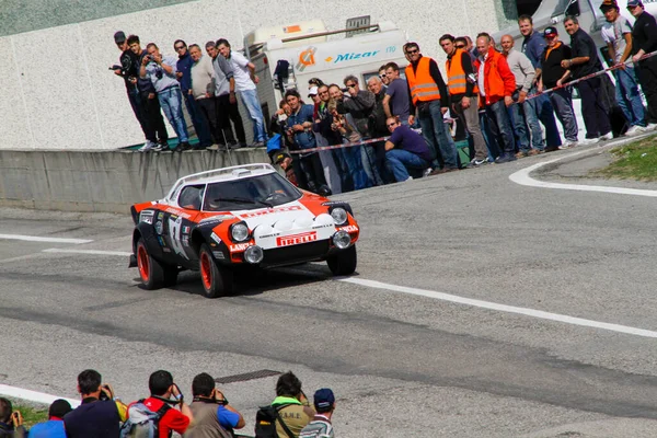Reggio Emilia Italien 2016 Rally Reggio Apennines Gratis Evenemang Lancia — Stockfoto