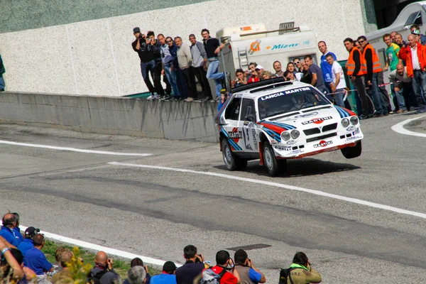 Reggio Emilia Italien 2016 Rally Reggio Apennines Gratis Evenemang Lancia — Stockfoto