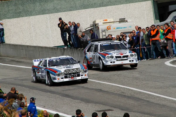 Реджо Эмилия Италия 2016 Rally Reggio Apennines Free Event Lancia — стоковое фото